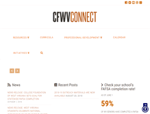 Tablet Screenshot of cfwvconnect.com